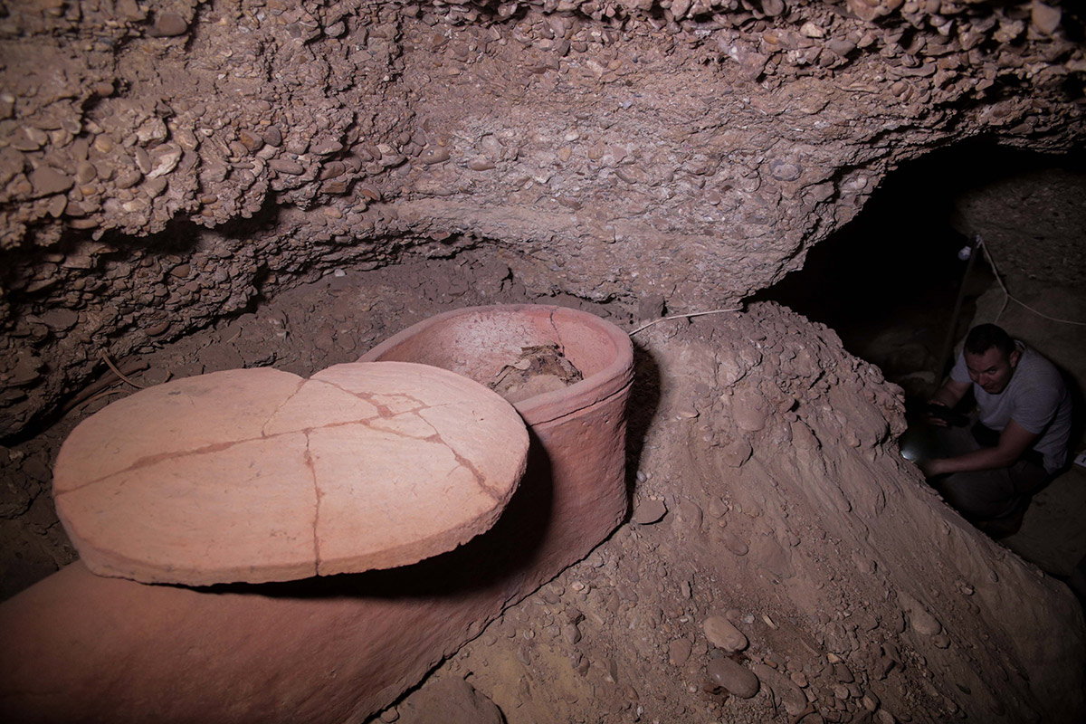 New discovered mummies in Minya