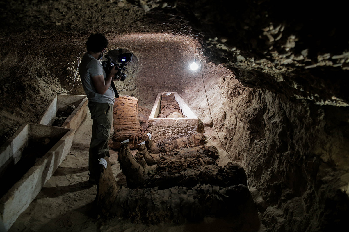 New discovered mummies in Minya