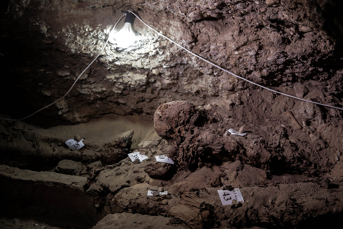 New discovered mummies in Minya