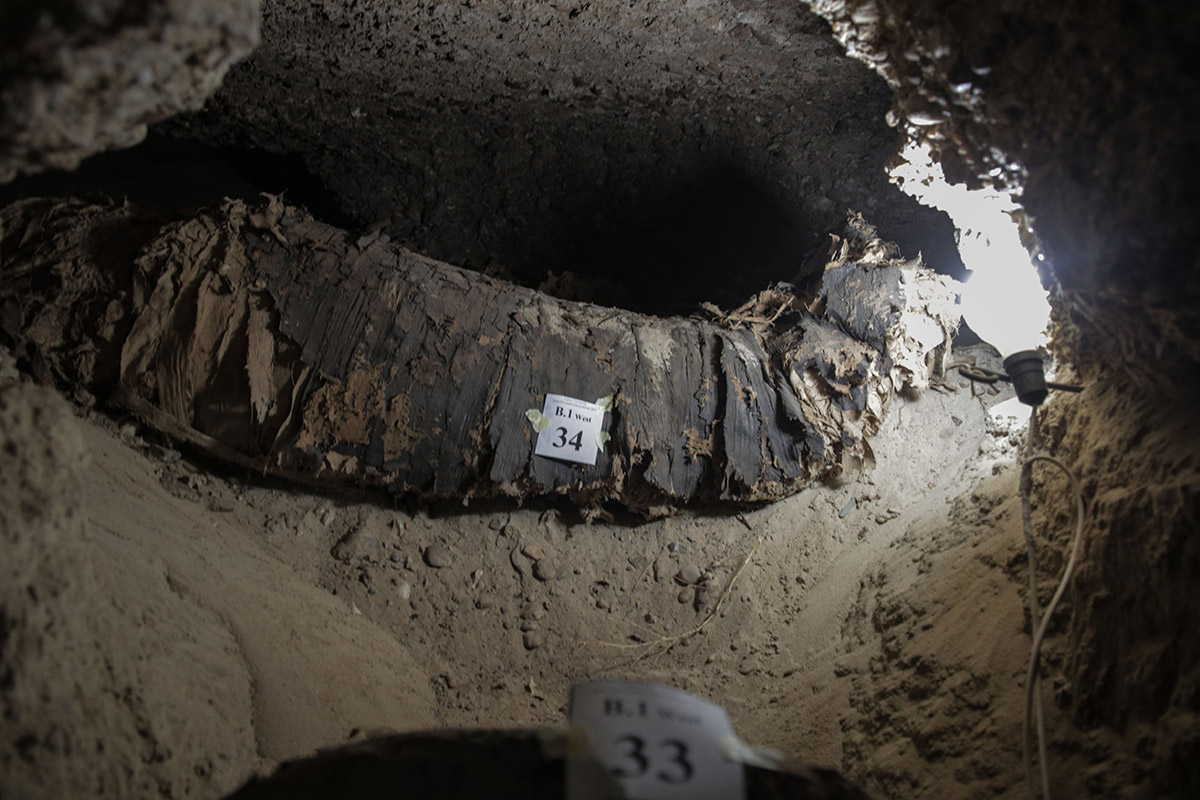 New discovered mummies in Minya