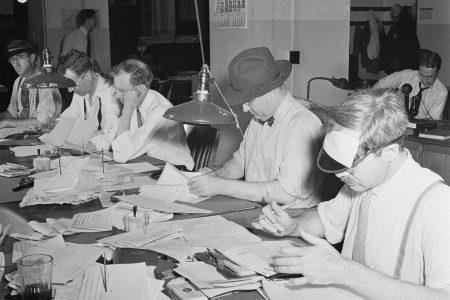 Newsroom of the New York Times
