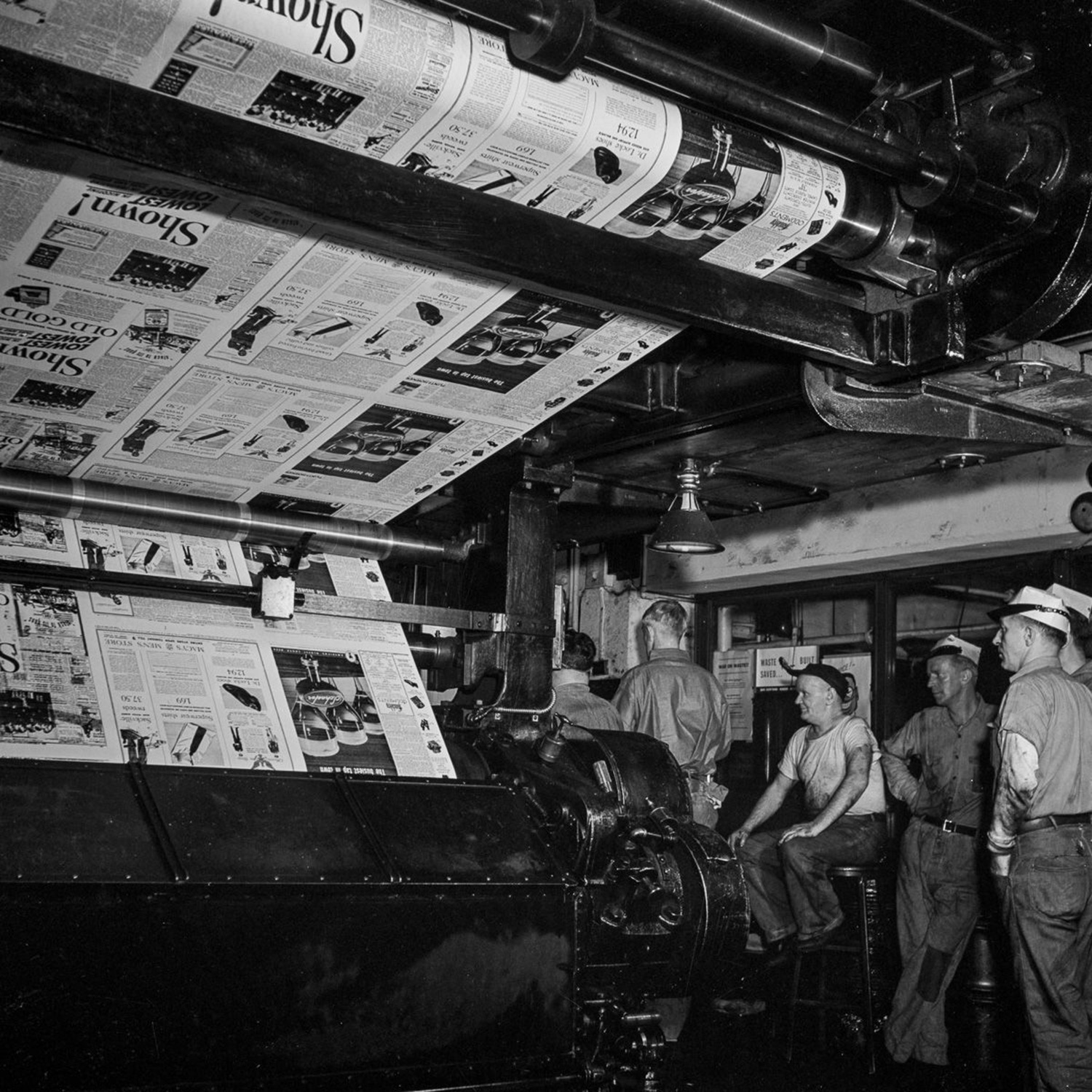 New York Times Newsroom 1940's