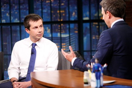 Mayor Pete Buttigieg on Late Night with Seth Meyers.