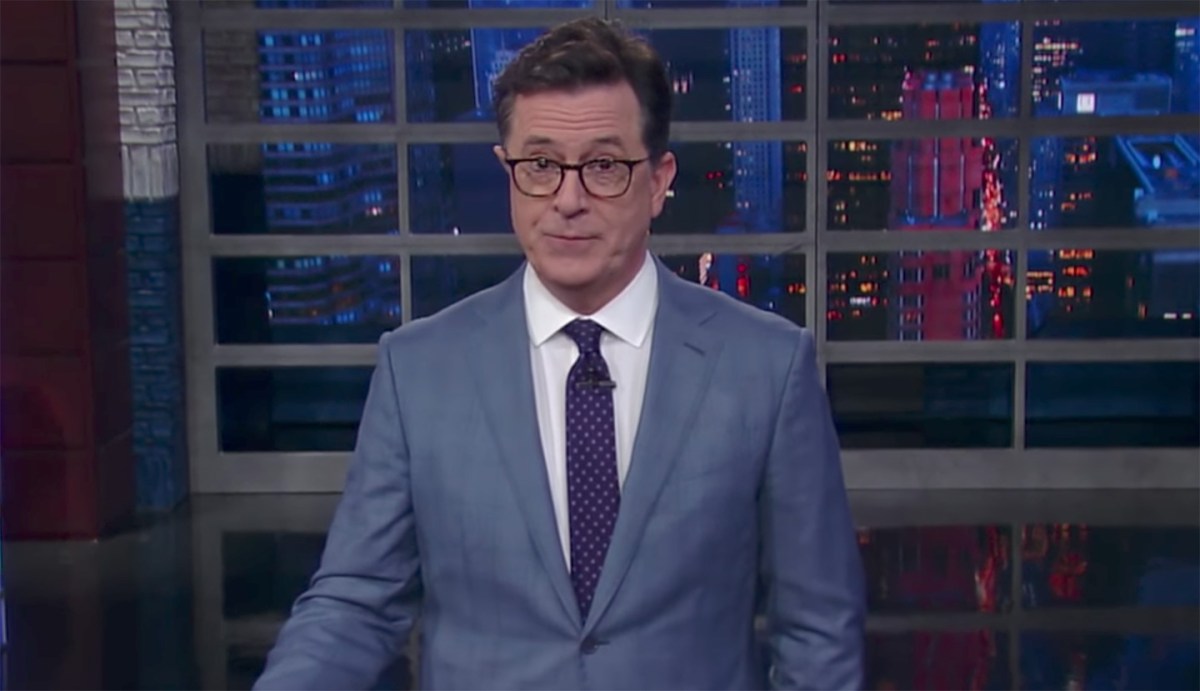 Stephen Colbert on June 26, 2017. (CBS/YouTube)