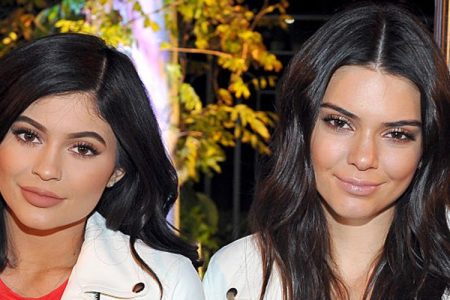 Kylie and Kendall Jenner in Beverly Hills, California. (Getty)