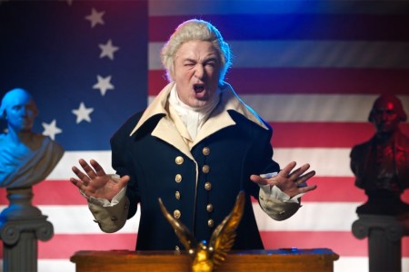 Alec Baldwin as George Washington. (Spike TV/YouTube)