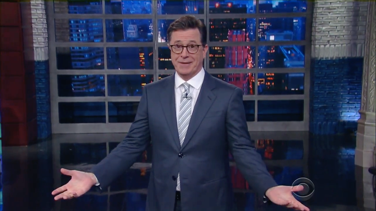 Stephen Colbert hosting the 'Late Show,' June 29, 2017. (CBS/YouTube)
