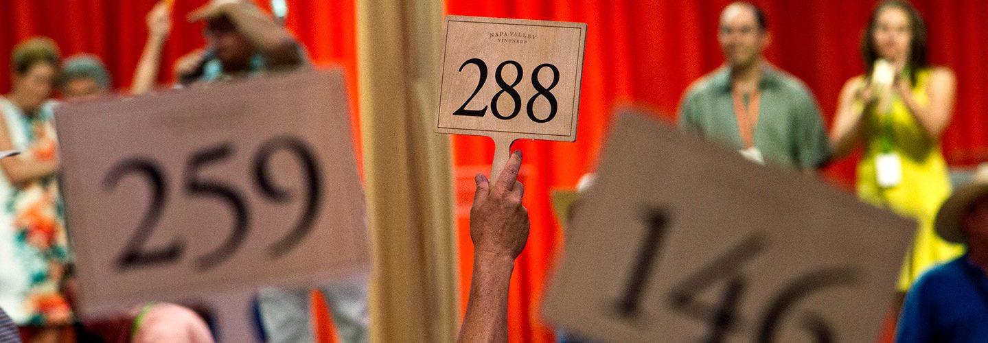 What Goes on at Napa's Most Baller Wine Auction