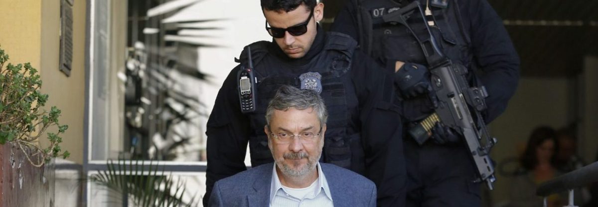 Brazil's Former Finance Minister Antonio Palocci under arrest in Curitiba, Brazil. He is just one of many politicians caught up in a scandal that has already seen one president impeached. (Paulo Lisboa/Brazil Photo Press/LatinContent/Getty Images)