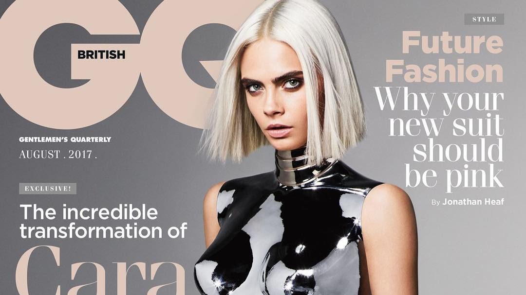 Cara Delevingne Looks Positively Robotic on Cover of British GQ