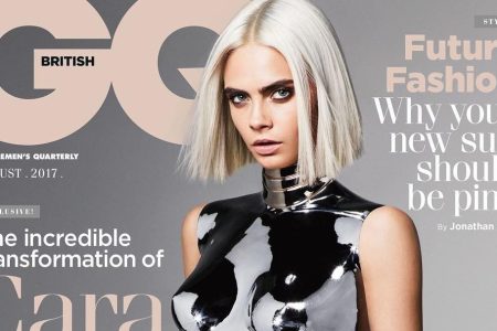 Cara Delevingne Looks Positively Robotic on Cover of British GQ