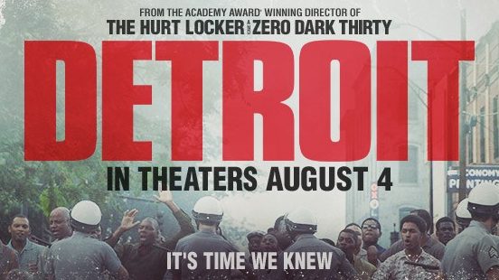 A poster for the movie "Detroit."