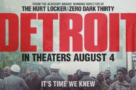 A poster for the movie "Detroit."