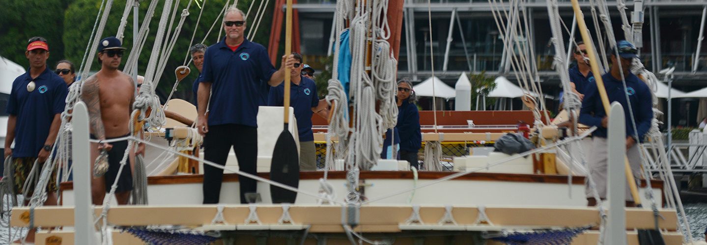 Adventurers Sail Around the World in Polynesian Canoe