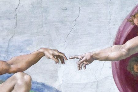 Michelangelo's "Creation of Adam" fresco painting. Lawsuits are another way God and man connect. (Getty Images)