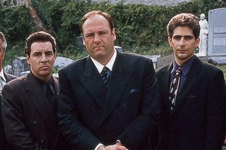 (L-R) Tony Sirico, Steven Van Zandt, James Gandolfini, Michael Imperioli, Vincent Pastore of 'The Sopranos.' (Anthony Neste/The LIFE Images Collection/Getty Images)