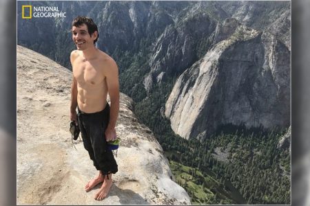Rock climber Alex Honnold