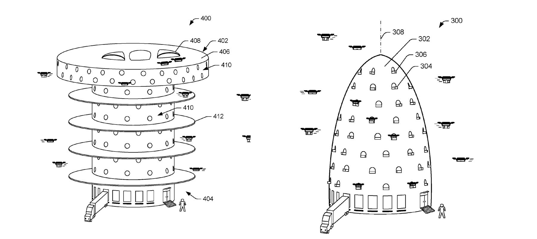 Amazon Delivery Drone Bee Hives