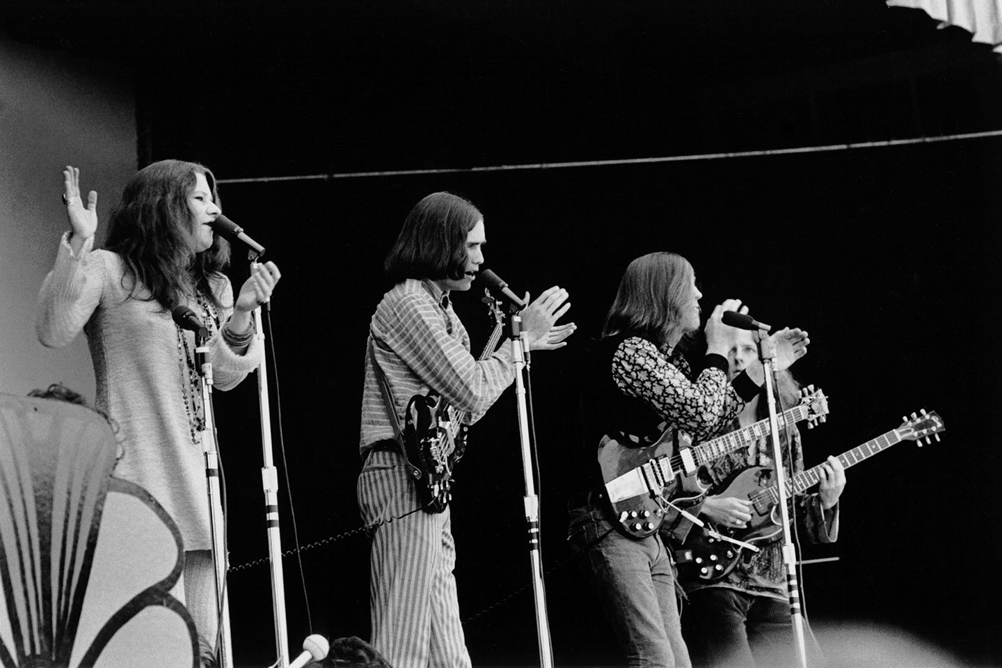 Janis Joplin, with Big Brother & Holding Co at Monterey Pop Festival