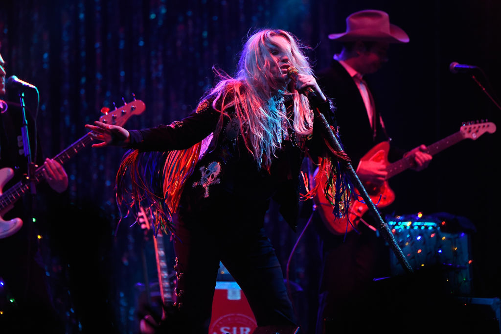 Kesha performs onstage during the 2017 Firefly Music Festival on June 17, 2017 in Dover, Delaware.  (Photo by Kevin Mazur/Getty Images for Firefly)