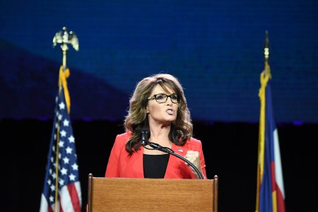 Former GOP vice presidential candidate Sarah Palin speaks during the 2016 Western Conservative Summit the Colorado Convention Center in Denver, July 01, 2016. It is the 7th annual Western Conservative Summit