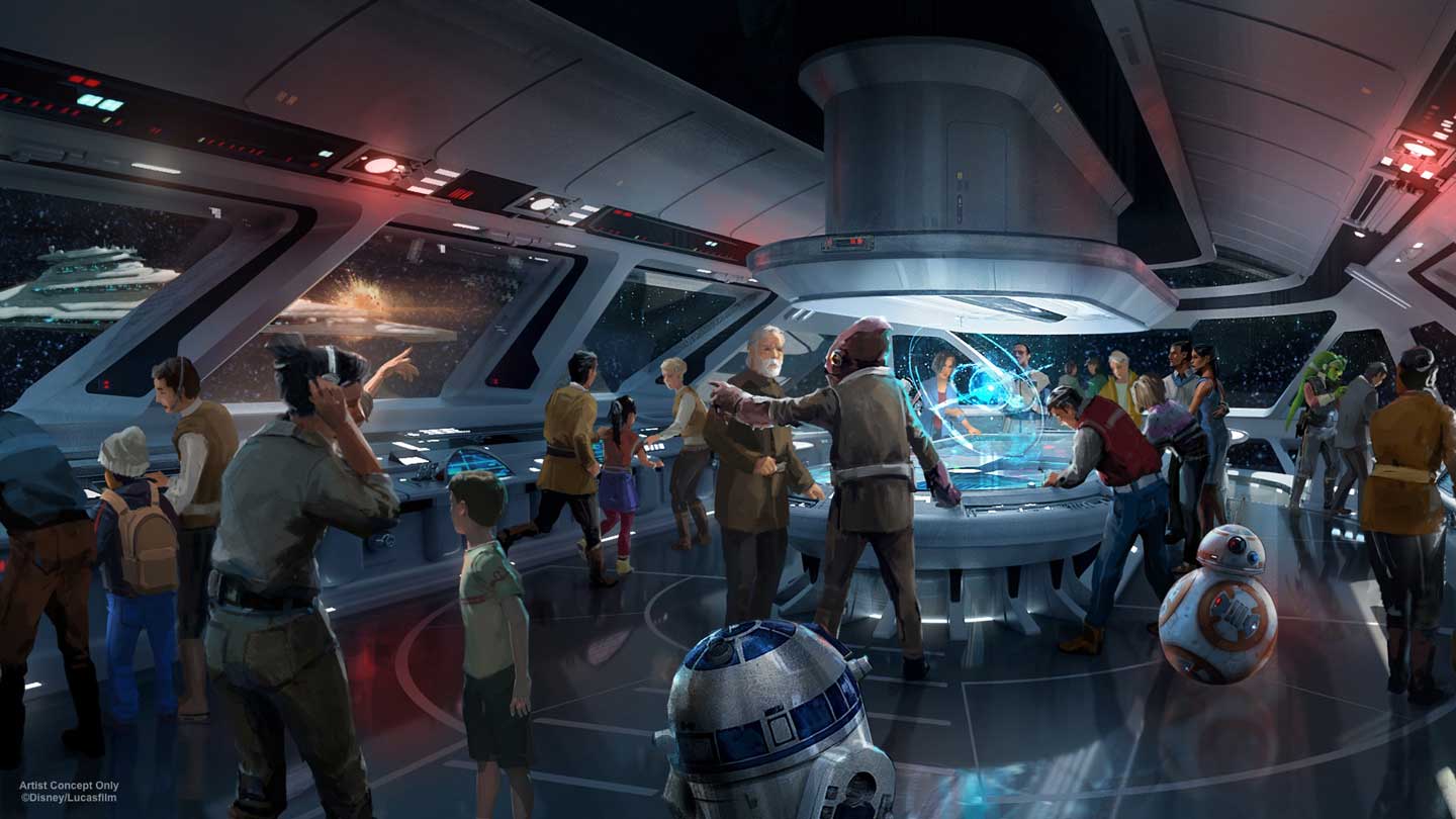 Star Wars resort continues the narrative guests start when they visit the theme park. (Disney/Lucasfilm)