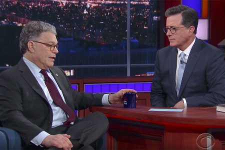 Sen. Al Franken appears on 'The Late Show' with Stephen Colbert.
