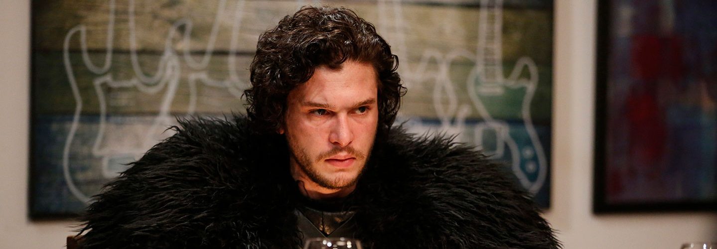 Kit Harrington as Jon Snow.