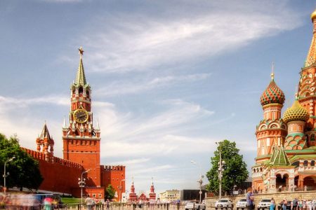 Kremlin and Cathedral of Vasily the Blessed.