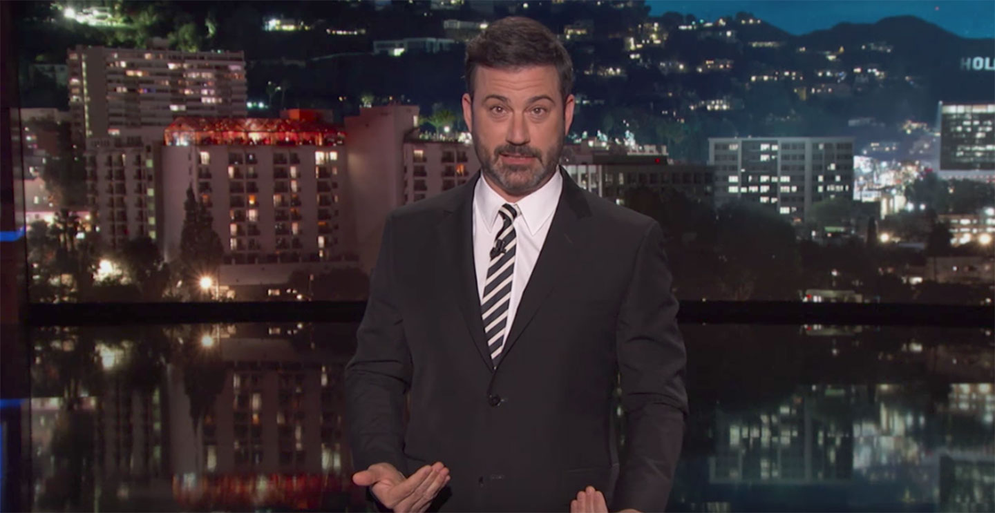 Jimmy Kimmel, August 15, 2017. (YouTube)