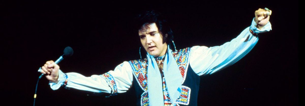 Photo of Elvis Presley.