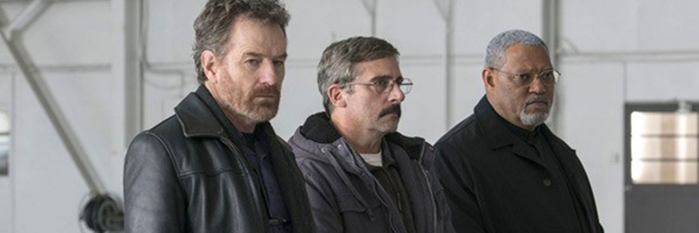 Steve Carell, Bryan Cranston and Laurence Fishburne star in "Last Flag Flying." (YouTube)