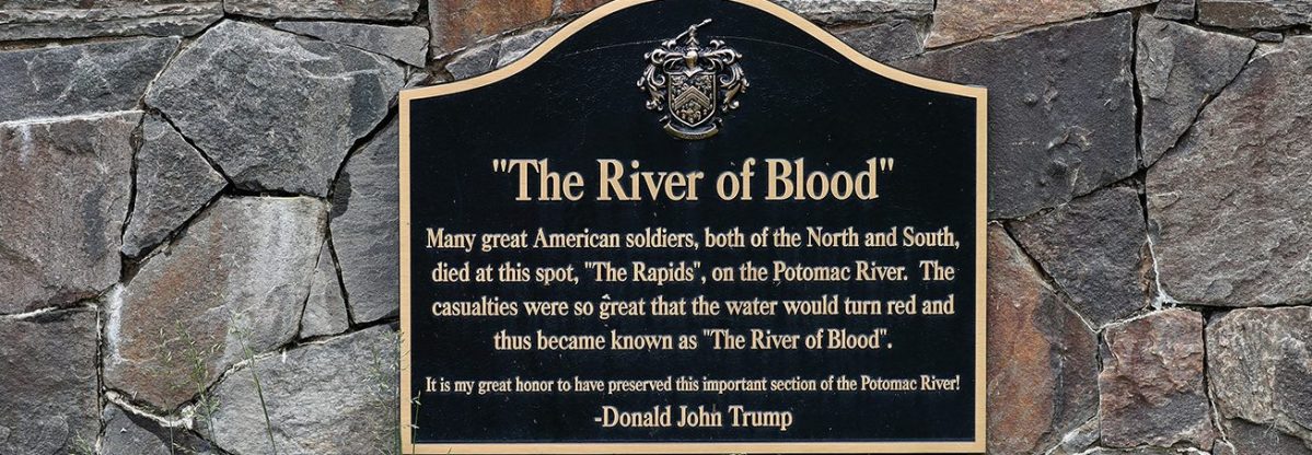 Trump Erected Fake Civil War History Plaque at Golf Course