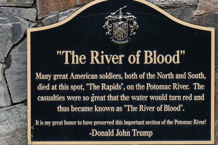 Trump Erected Fake Civil War History Plaque at Golf Course