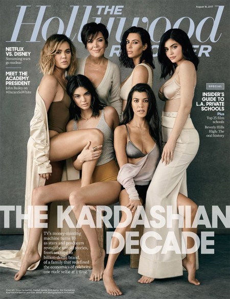 Hollywood Reporter Kardashian cover