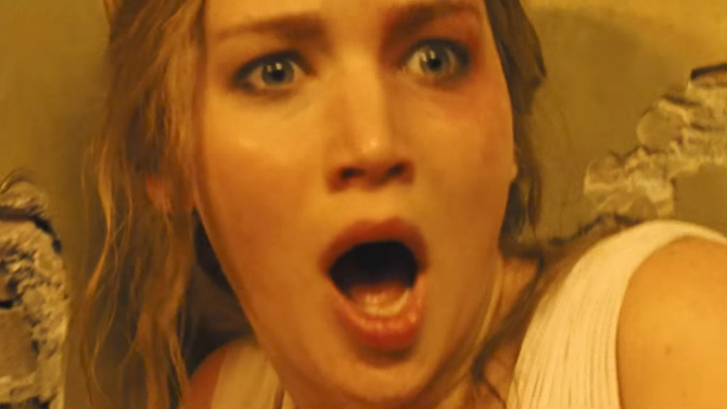 A still of Jennifer Lawrence from the "Mother!" trailer. (YouTube)