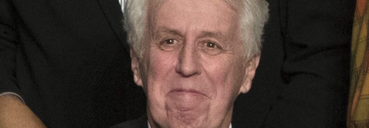 In this Dec. 15, 2016, photo, CNN commentator Jeffrey Lord, appears at a rally for President-elect Donald Trump in Hershey, Pa. Lord made a comparison of Trump to Martin Luther King Jr., on CNN's morning "New Day." He is one of a handful of pro-Trump commentators that CNN hired during the last election.