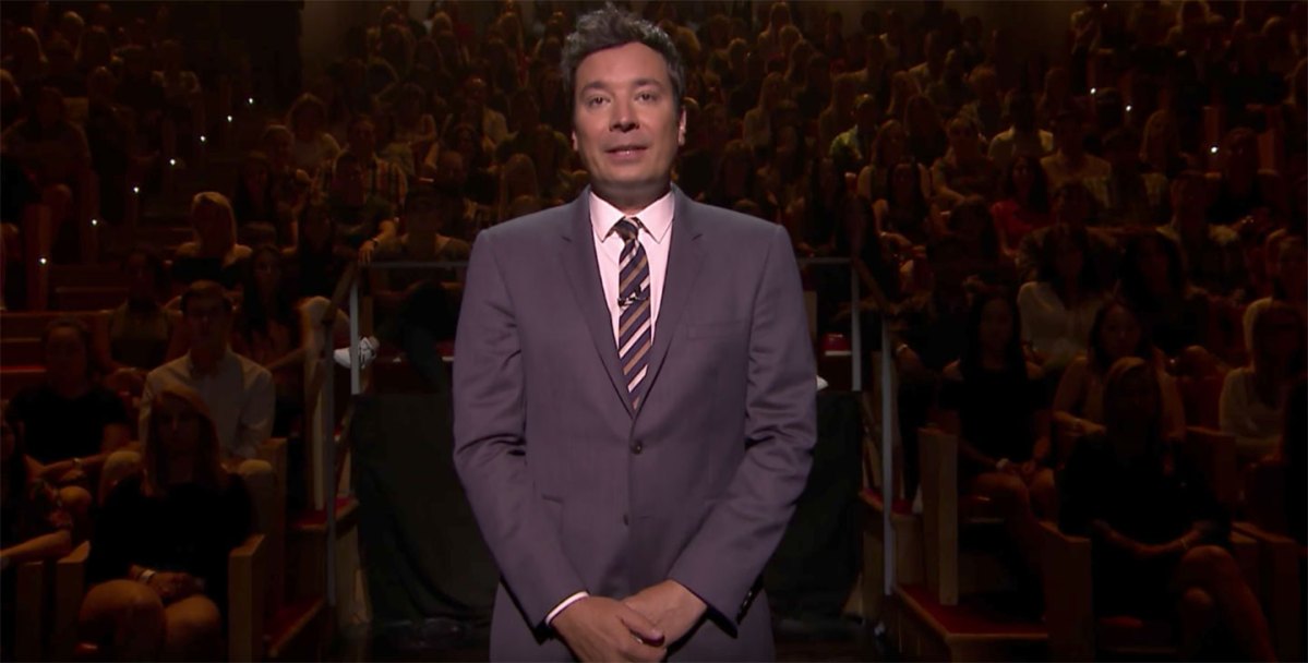 Jimmy Fallon announces that the 'Tonight Show' will donate $1 million to Hurricane Harvey relief. (YouTube/NBC)