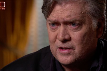 Steve Bannon sits down with Charlie Rose in his first interview since leaving the White House. (60 Minutes/CBS/Screengrab)