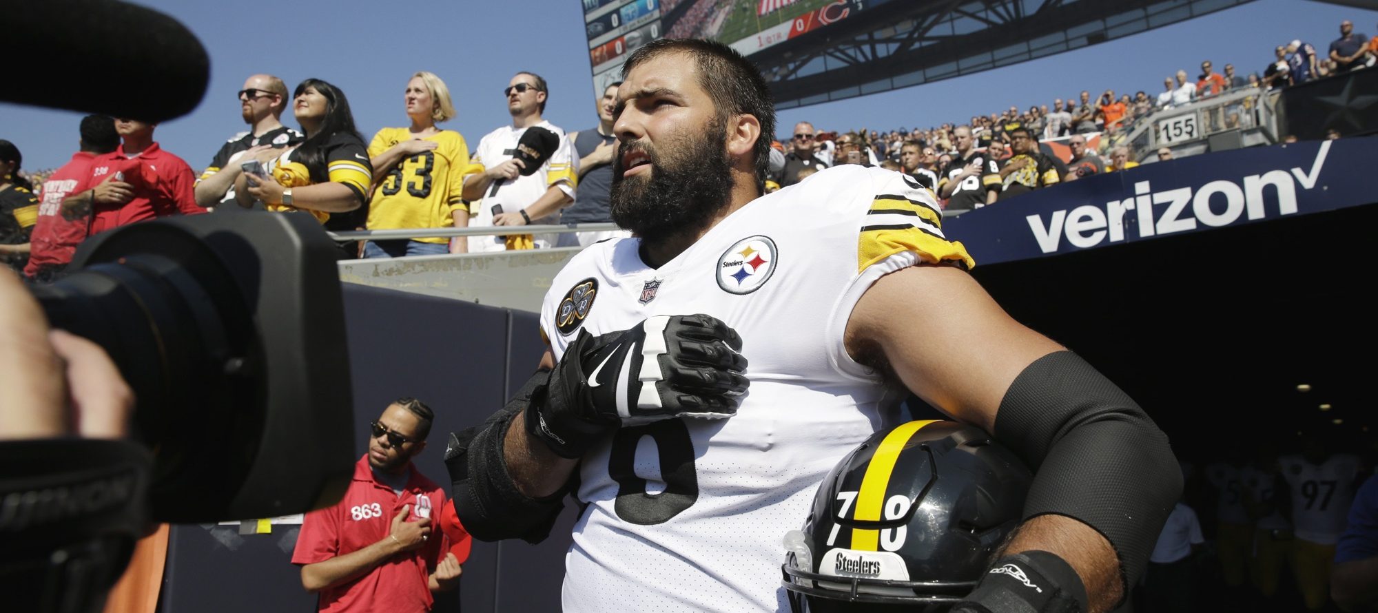 National Anthem protest in the NFL
