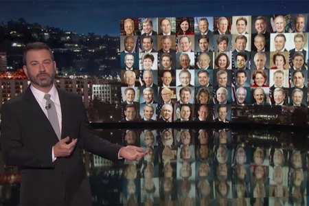 Jimmy Kimmel talks gun control after the Las Vegas mass shooting. (YouTube)