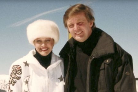 Ivana and Donald Trump. (CBS Sunday Morning/Screengrab)