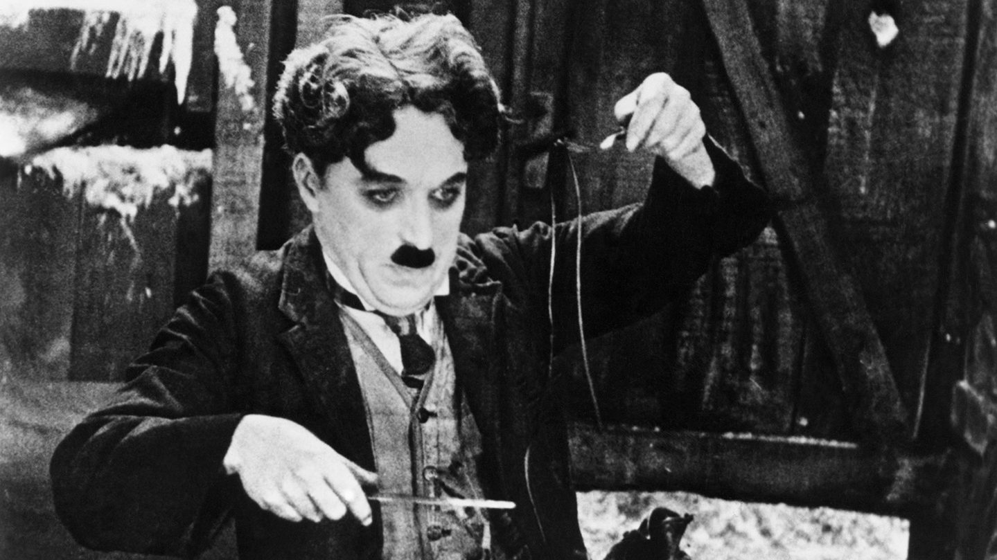 Charlie Chaplin in "The Gold Rush"