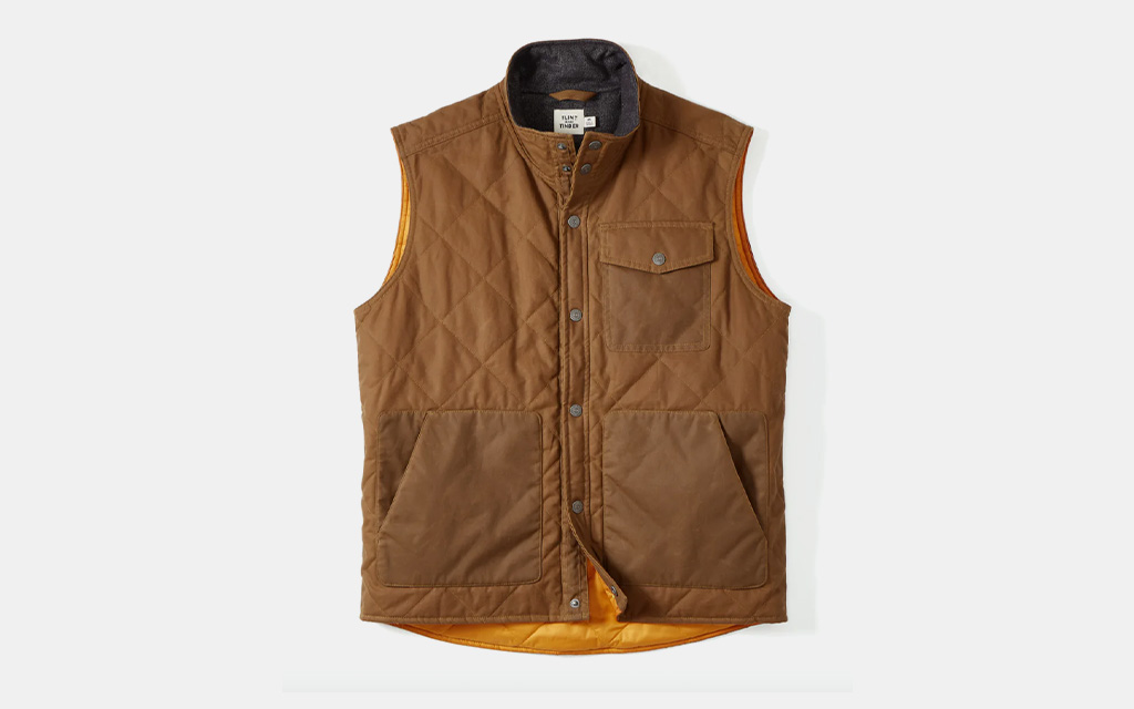 Flint and Tinder Quilted Waxed Vest