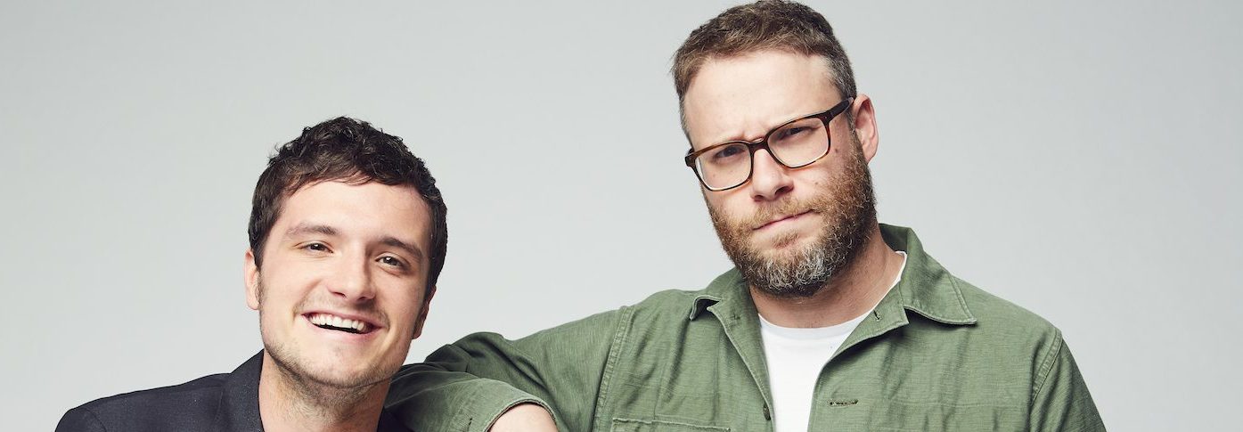 Producer Josh Hutcherson and executive producer/director Seth Rogen of Hulu's 'Future Man. (Photo by Smallz & Raskind/Getty Images)