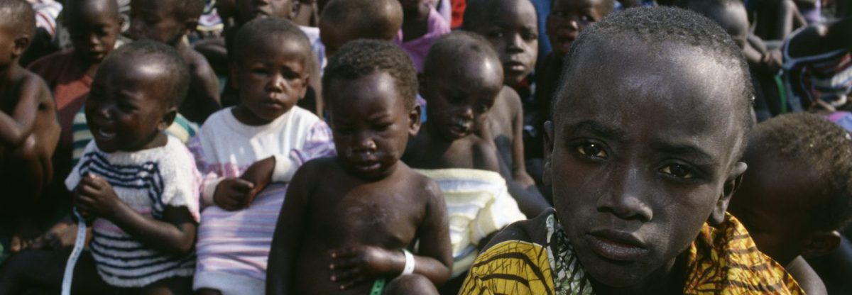 Rwandan orphans in Ndosho in 1994. (Charles Caratini/Sygma via Getty Images)