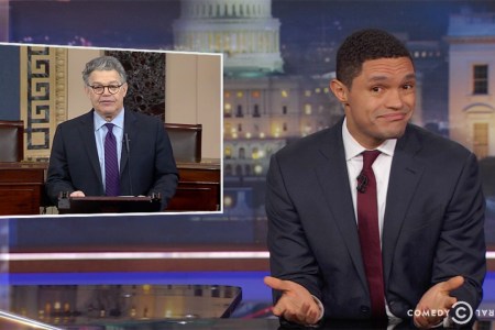 Trevor Noah on Al Franken. (Comedy Central)