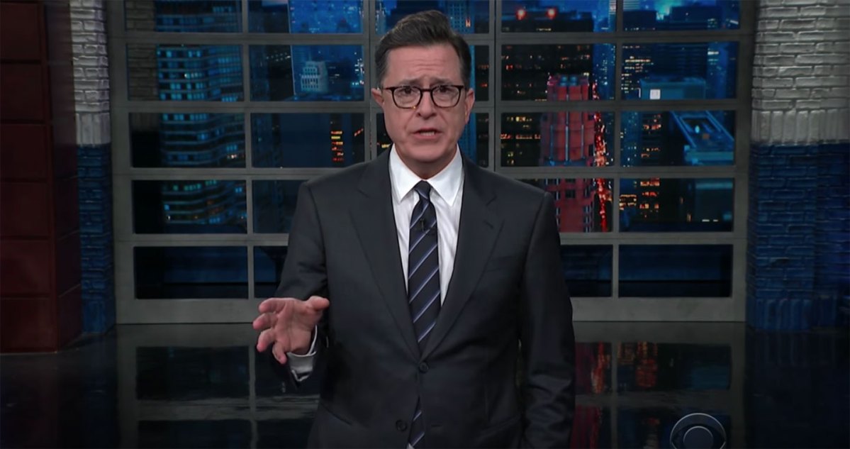 Stephen Colbert slams the repeal of net neutrality. (YouTube/CBS)