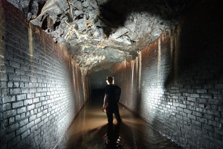 New York City, self portrait. Old Croton aqueduct.
(Steve Duncan)