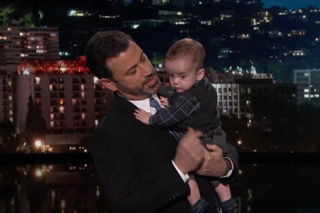 Jimmy Kimmel and his son Billy. (YouTube/ABC)